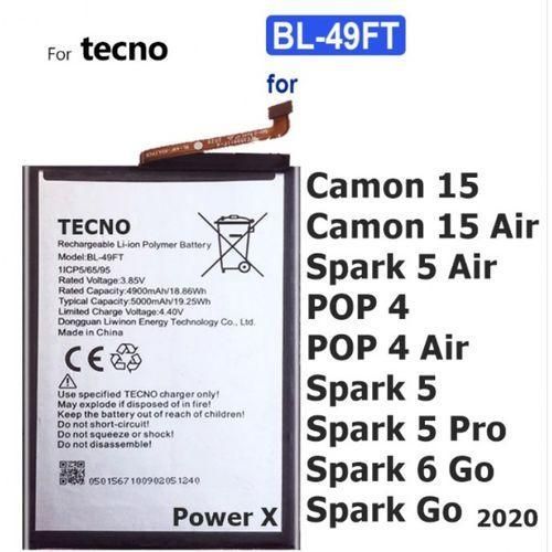 Tecno REPLACEMENT BATTERY FOR SPARK G0 2020 /KE5s
