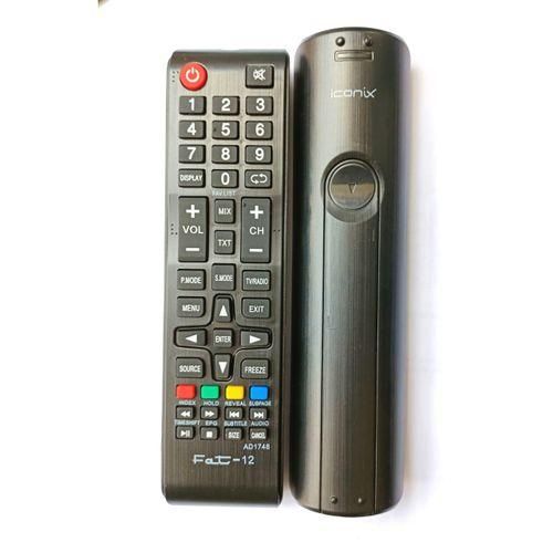 Remote Control Replacement Fat-12 for ICONIX Digital TV.
