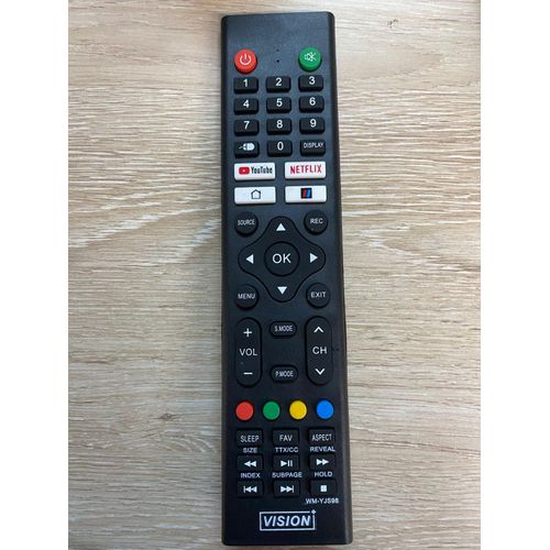 Vision Plus new Model Smart Tv remote control Replacement