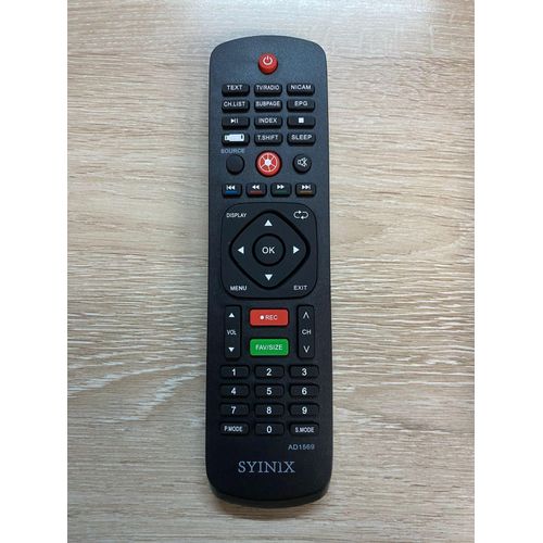 Original Remote Replacement for SYINIX Tv